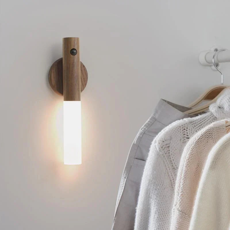 Torch Modern Motion Wall Light - Rechargeable LED, Magnetic Mount