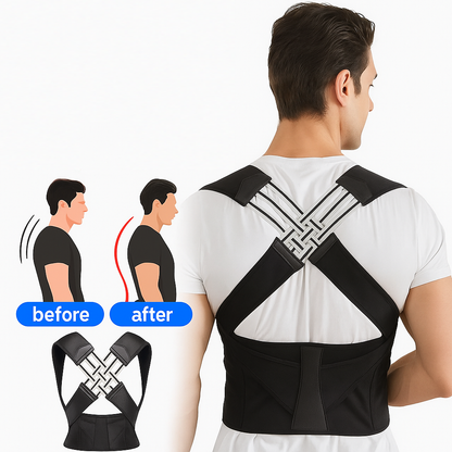 PosturAlign Adjustable Posture Corrector Belt for Men & Women