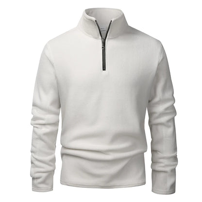 Solano Men's Fleece Quarter-Zip - White