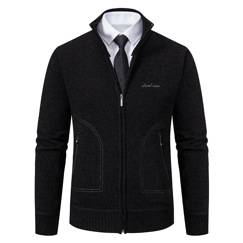 Belgrave Men's Premium Knitted Zip Cardigan