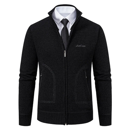 Belgrave Men's Premium Knitted Zip Cardigan