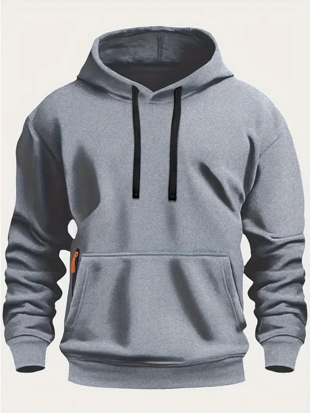 Tavira Men's Fleece Hoodie - Light Grey