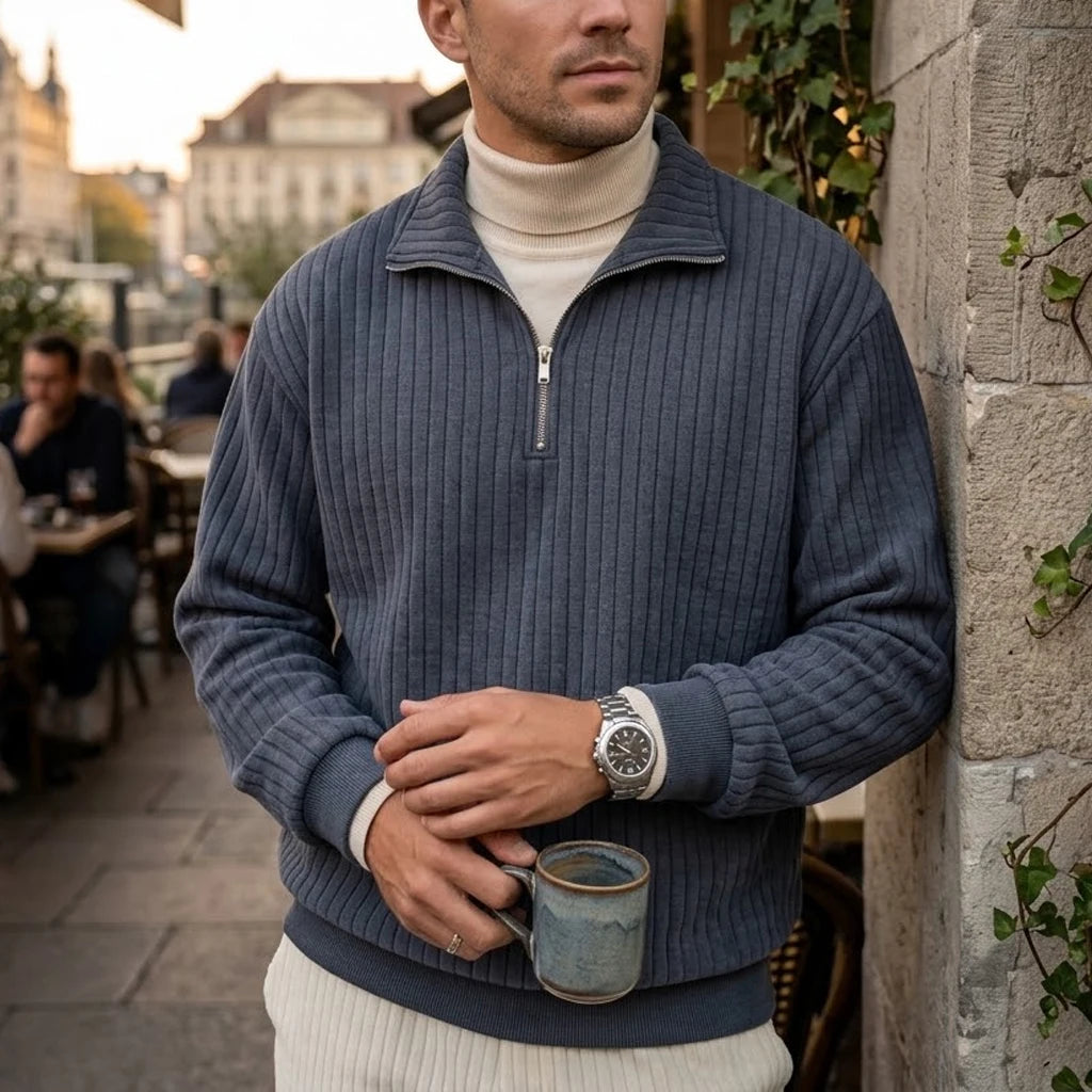 Langford Men's Heavyweight Half-Zip Sweatshirt