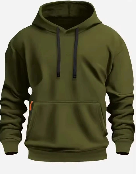 Tavira Men's Fleece Hoodie - Army Green