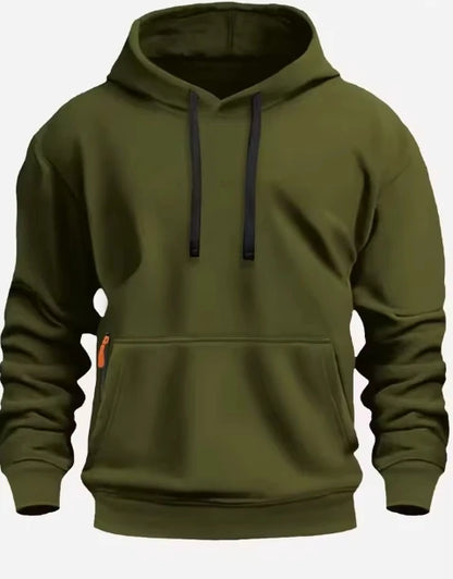 Tavira Men's Fleece Hoodie - Army Green