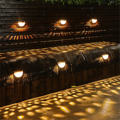 Solar Outdoor Wall Lamp - Waterproof, Wire-Free Setup