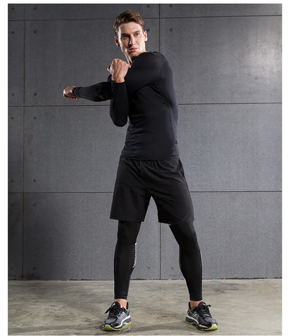 Wembley Men's Long-Sleeve Compression Top