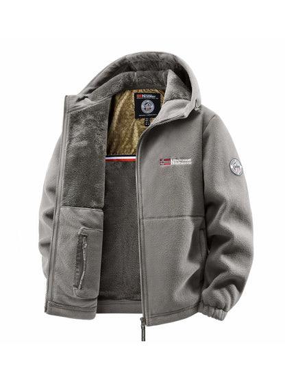 Hampstead Men's Sherpa-Lined Hooded Winter Jacket