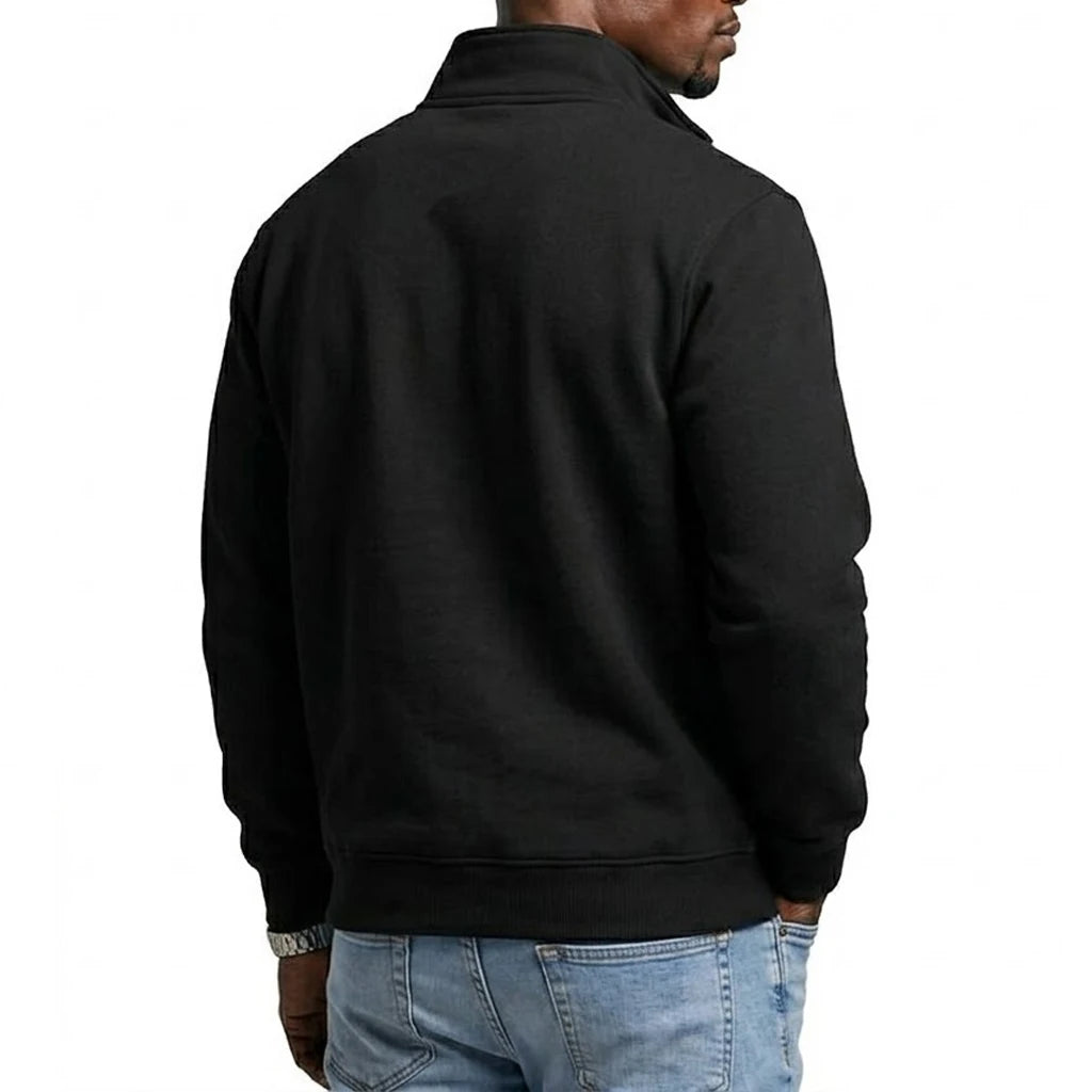 Braga Men's Relaxed Quarter-Zip Sweatshirt