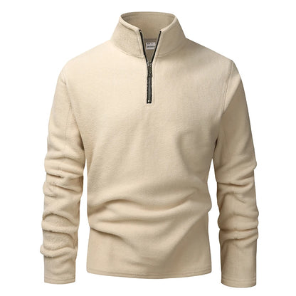 Solano Men's Fleece Quarter-Zip - Beige