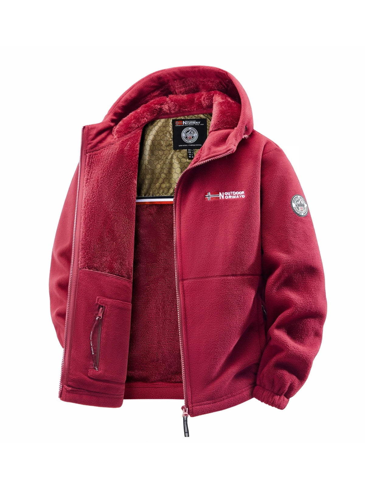Hampstead Men's Sherpa-Lined Hooded Winter Jacket