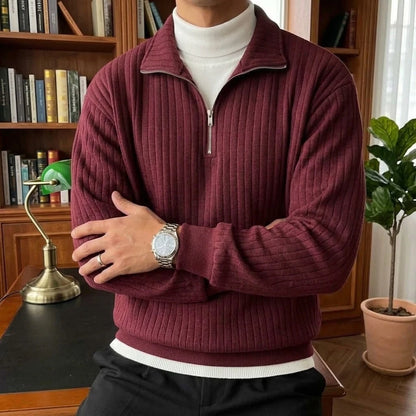 Langford Men's Heavyweight Half-Zip Sweatshirt