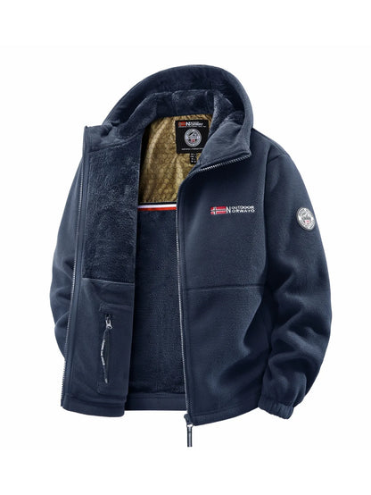 Hampstead Men's Sherpa-Lined Hooded Winter Jacket