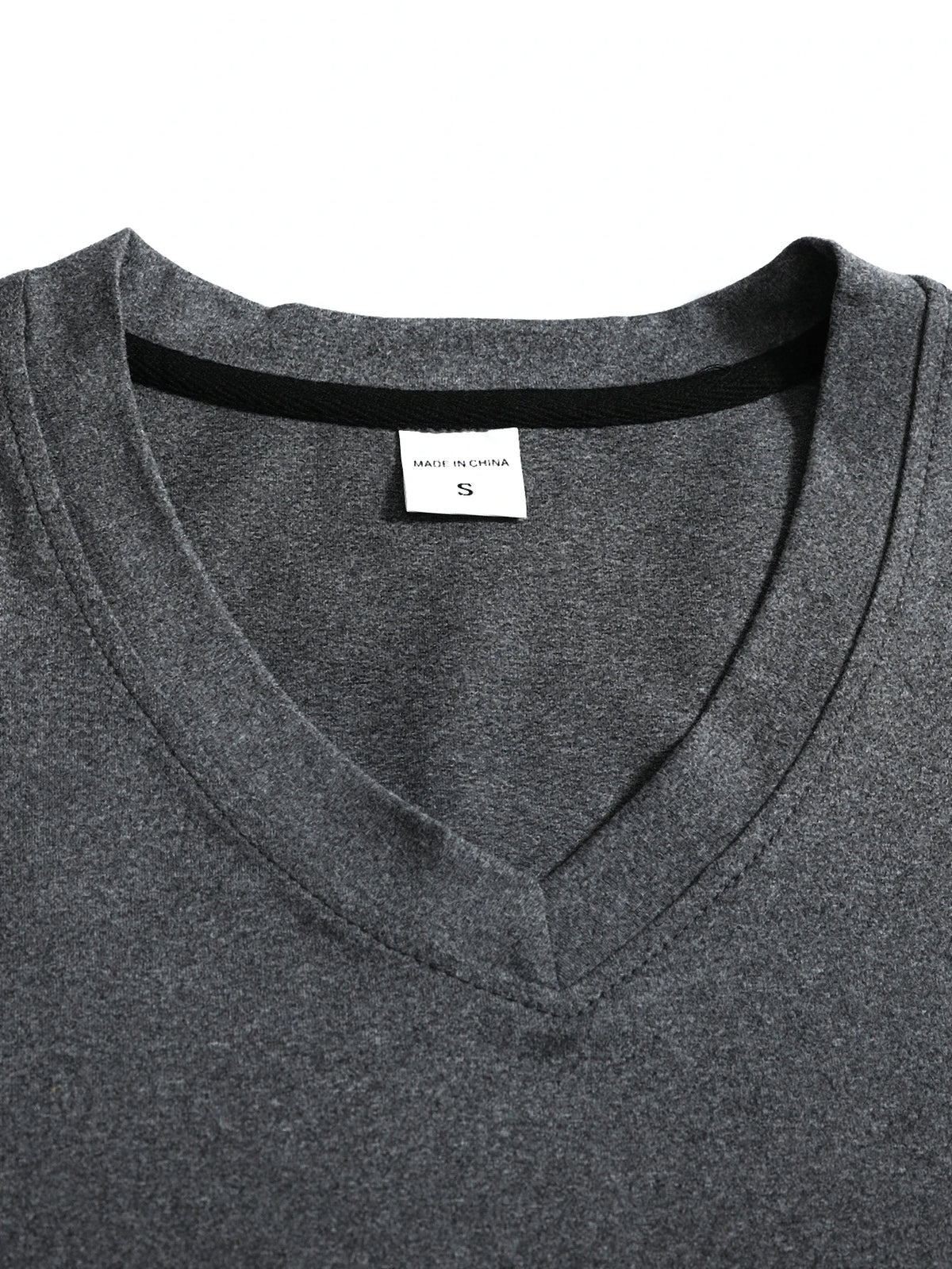 Soho Men's V-Neck Long-Sleeve Tee