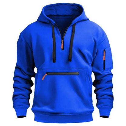 Barnes Men's Fleece Zip-Neck Hoodie