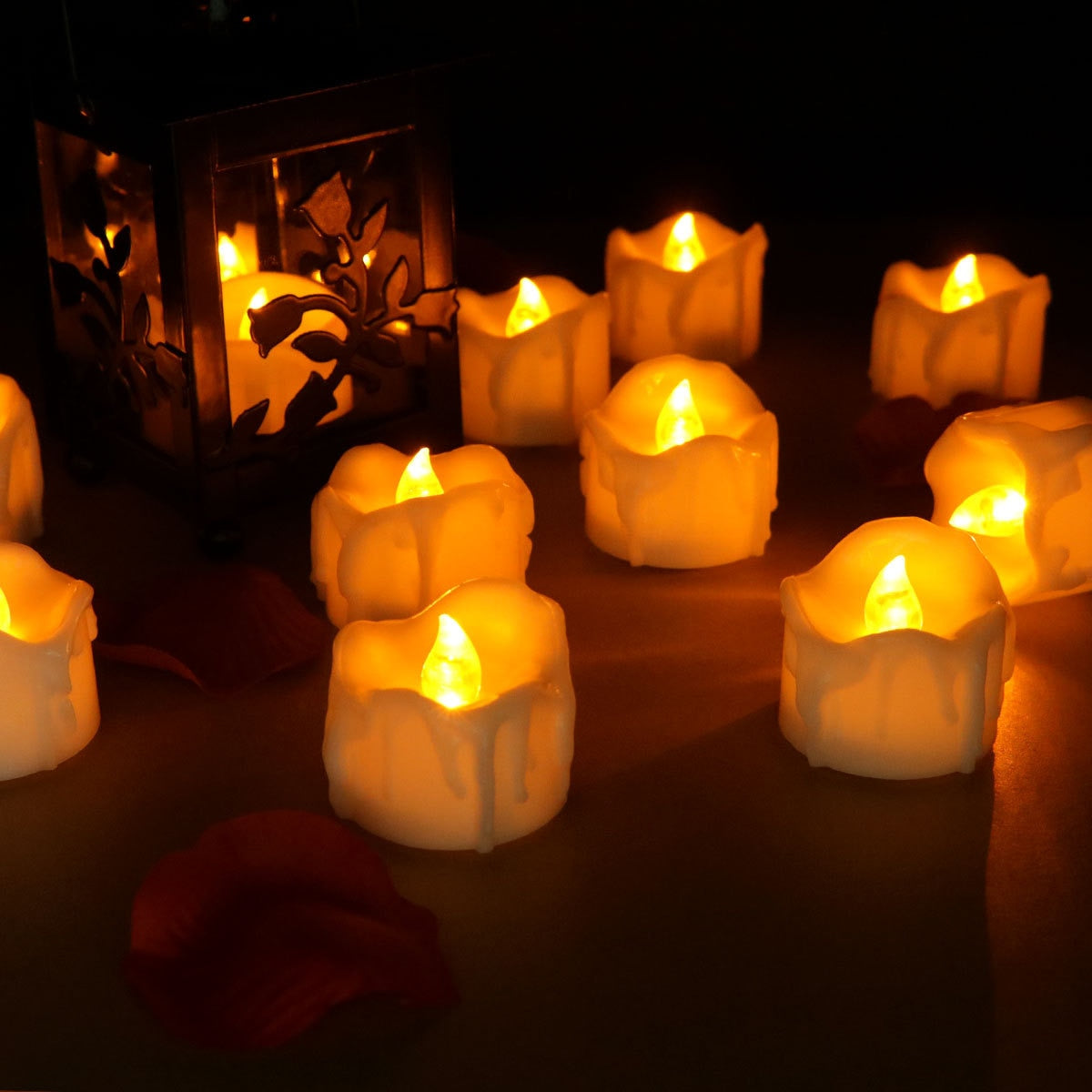 Flameless LED Candles Set - Realistic Flickering, Battery-Operated