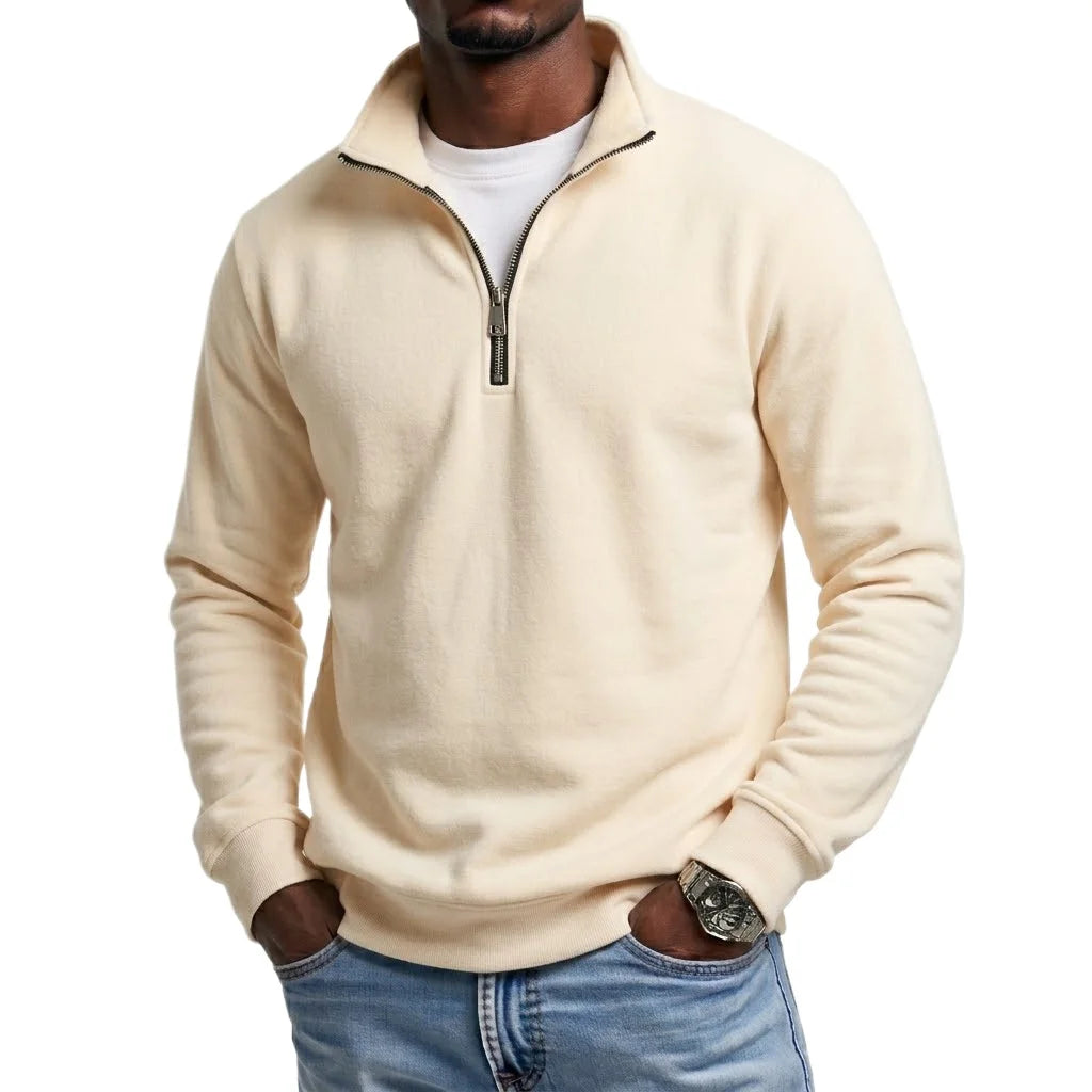 Braga Men's Relaxed Quarter-Zip Sweatshirt