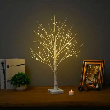 Nordic Birch Tree Light Lamp - LED Bonsai, Warm White