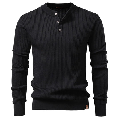 Theo Men's Ribbed Henley