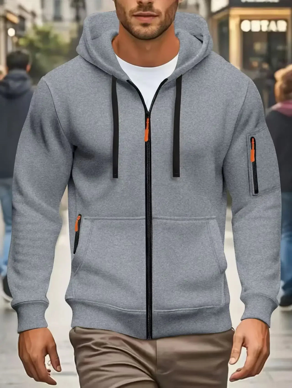 Brixton Men's Zip-Up Hoodie