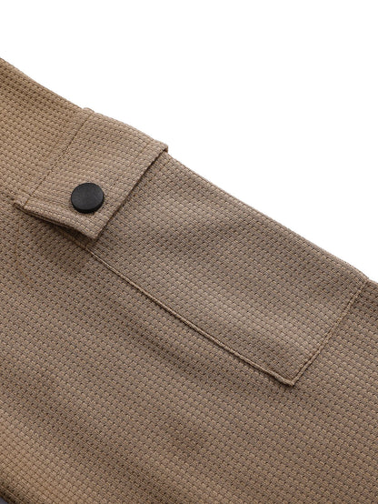 Lugo Men's Waffle Henley Long-Sleeve Top