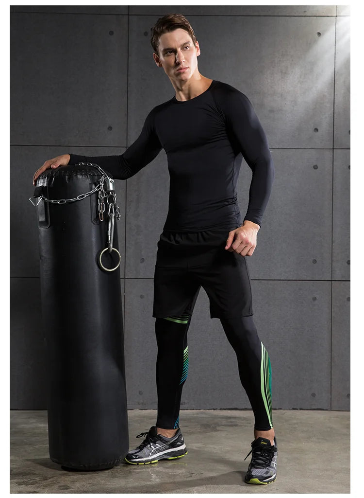 Wembley Men's Long-Sleeve Compression Top