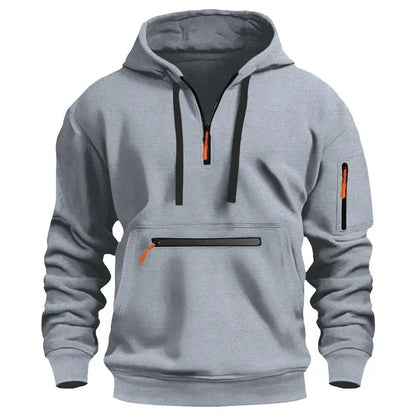 Barnes Men's Fleece Zip-Neck Hoodie