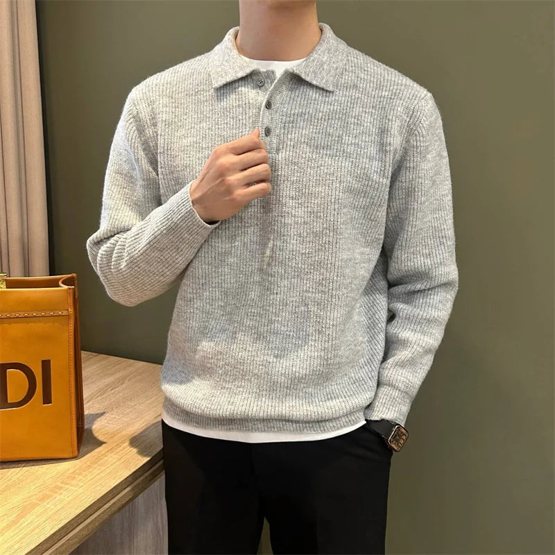 Duke Men's Knit Polo Jumper