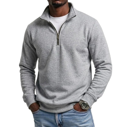 Braga Men's Relaxed Quarter-Zip Sweatshirt