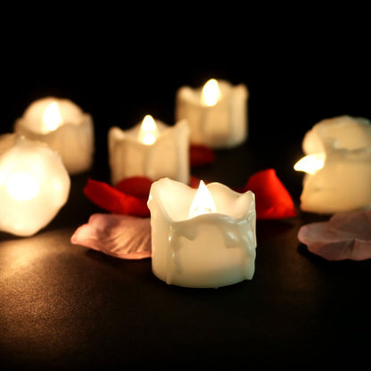 Flameless LED Candles Set - Realistic Flickering, Battery-Operated