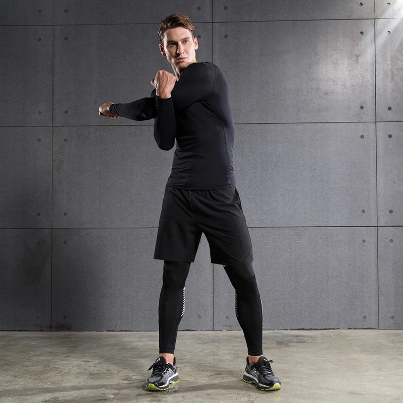 Wembley Men's Long-Sleeve Compression Top