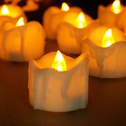 Flameless LED Candles Set - Realistic Flickering, Battery-Operated