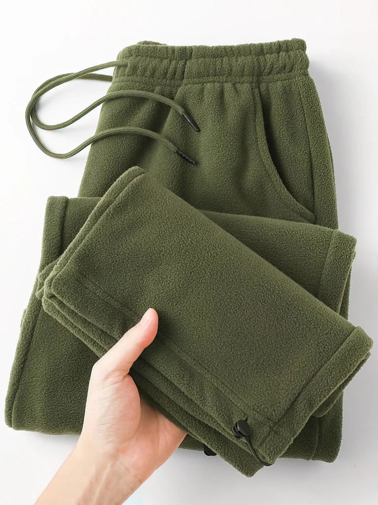 Clapham Men's Wide-Leg Fleece Joggers