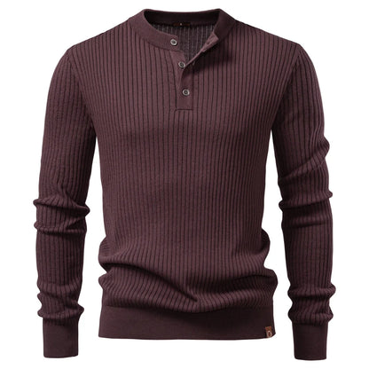 Theo Men's Ribbed Henley