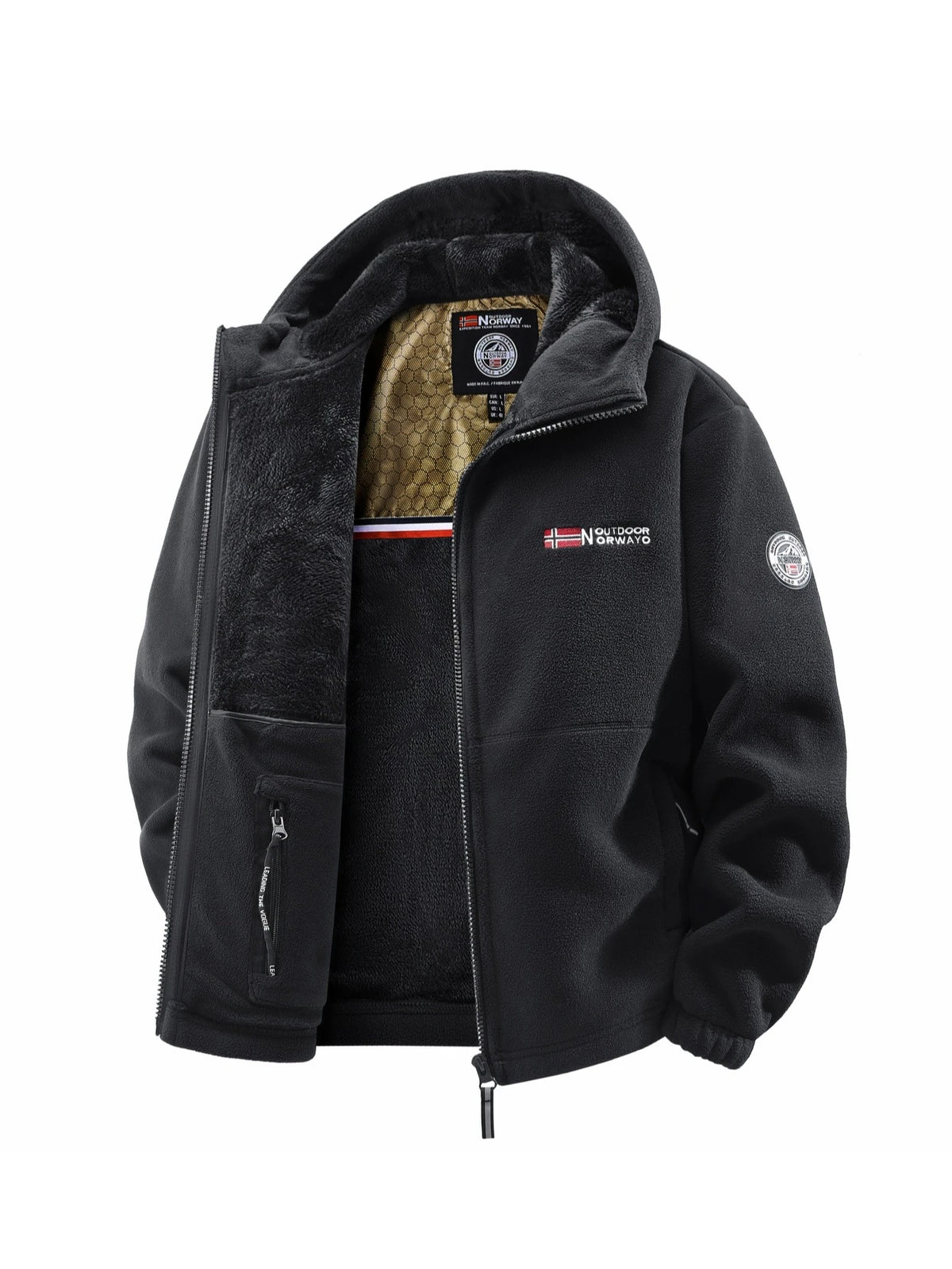 Hampstead Men's Sherpa-Lined Hooded Winter Jacket