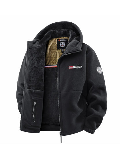 Hampstead Men's Sherpa-Lined Hooded Winter Jacket