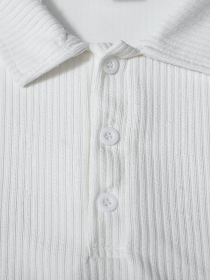 Mayfair Men's Ribbed Long-Sleeve Polo