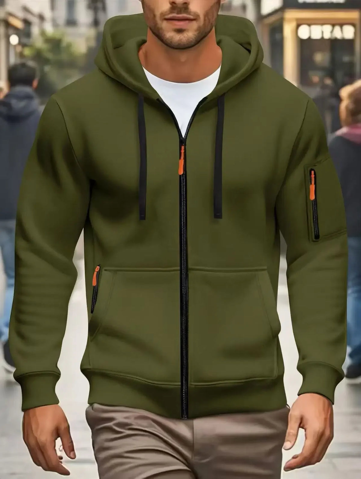 Brixton Men's Zip-Up Hoodie
