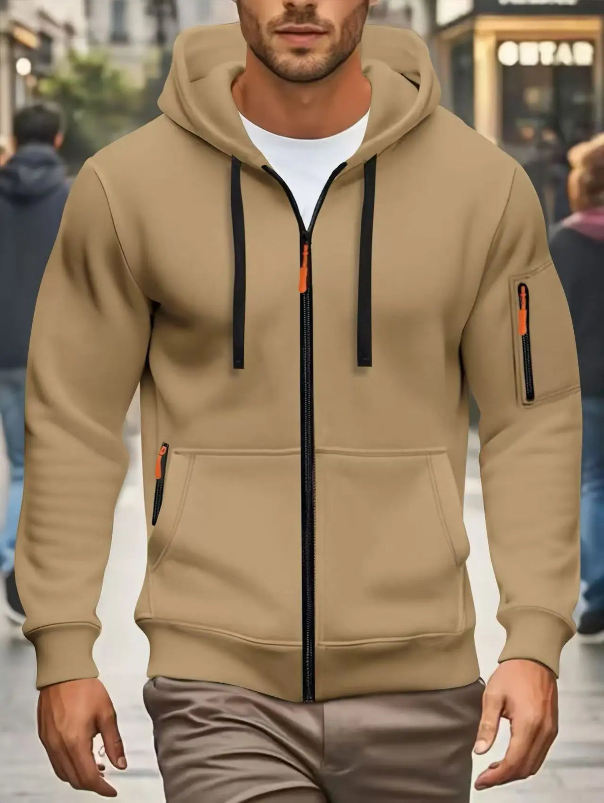 Brixton Men's Zip-Up Hoodie