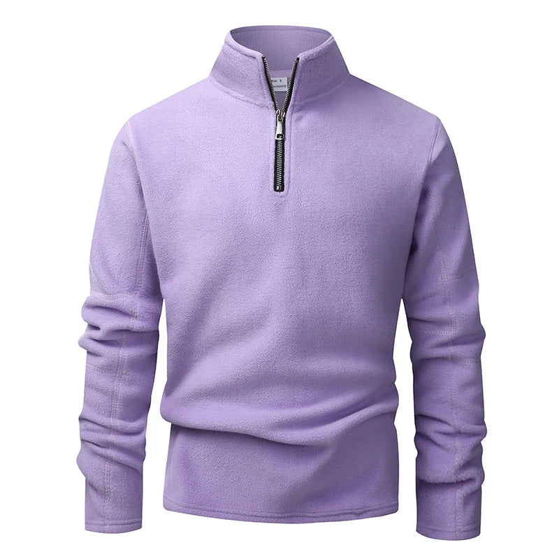 Solano Men's Fleece Quarter-Zip - Lilac