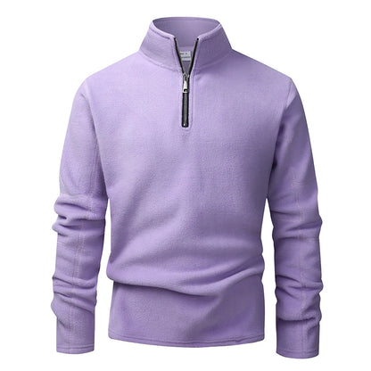 Solano Men's Fleece Quarter-Zip - Lilac