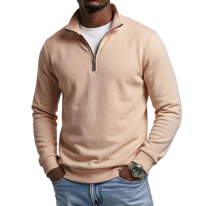 Braga Men's Relaxed Quarter-Zip Sweatshirt