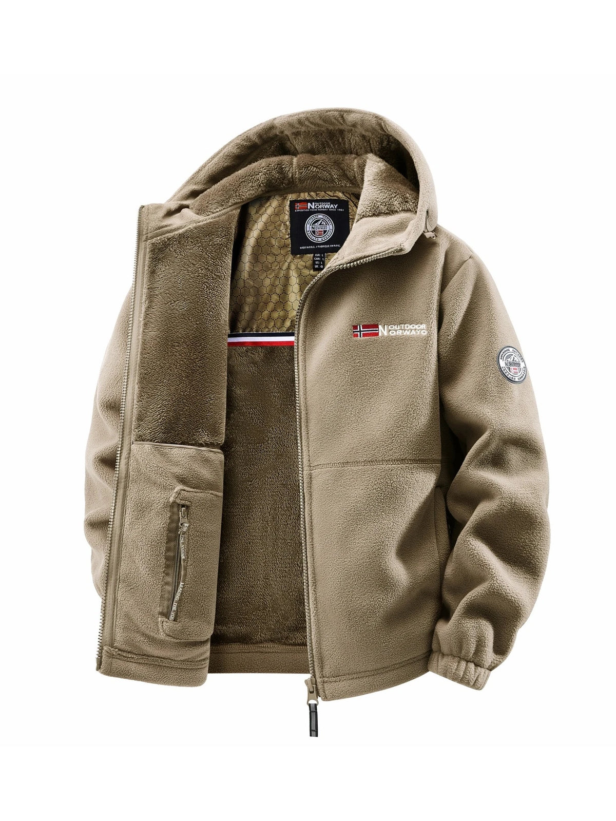 Hampstead Men's Sherpa-Lined Hooded Winter Jacket
