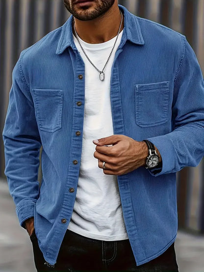 Lucca Men's Corduroy Shirt Jacket