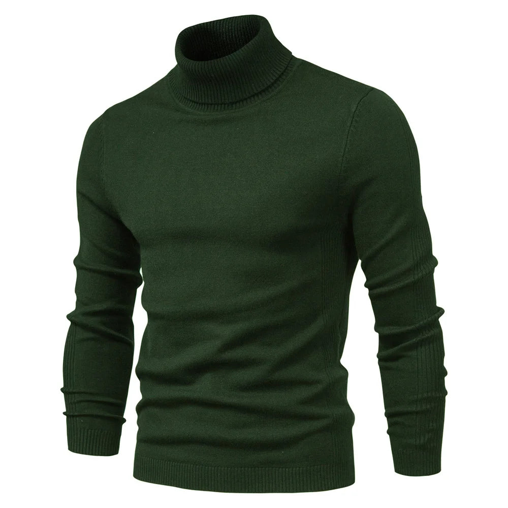 Marylebone Men's Slim Roll-Neck Jumper