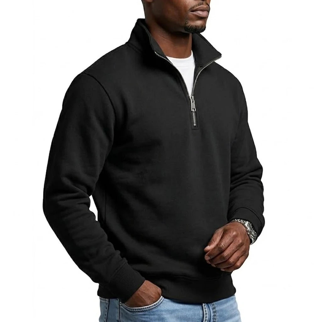 Braga Men's Relaxed Quarter-Zip Sweatshirt
