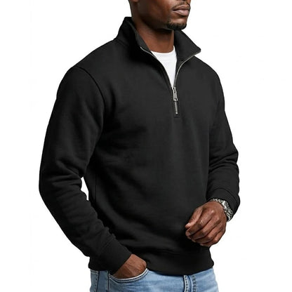 Braga Men's Relaxed Quarter-Zip Sweatshirt
