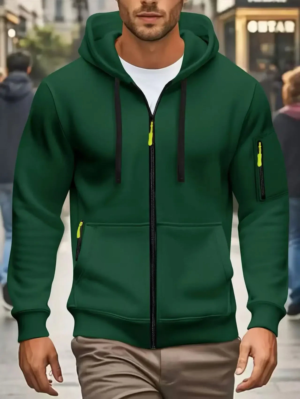 Brixton Men's Zip-Up Hoodie