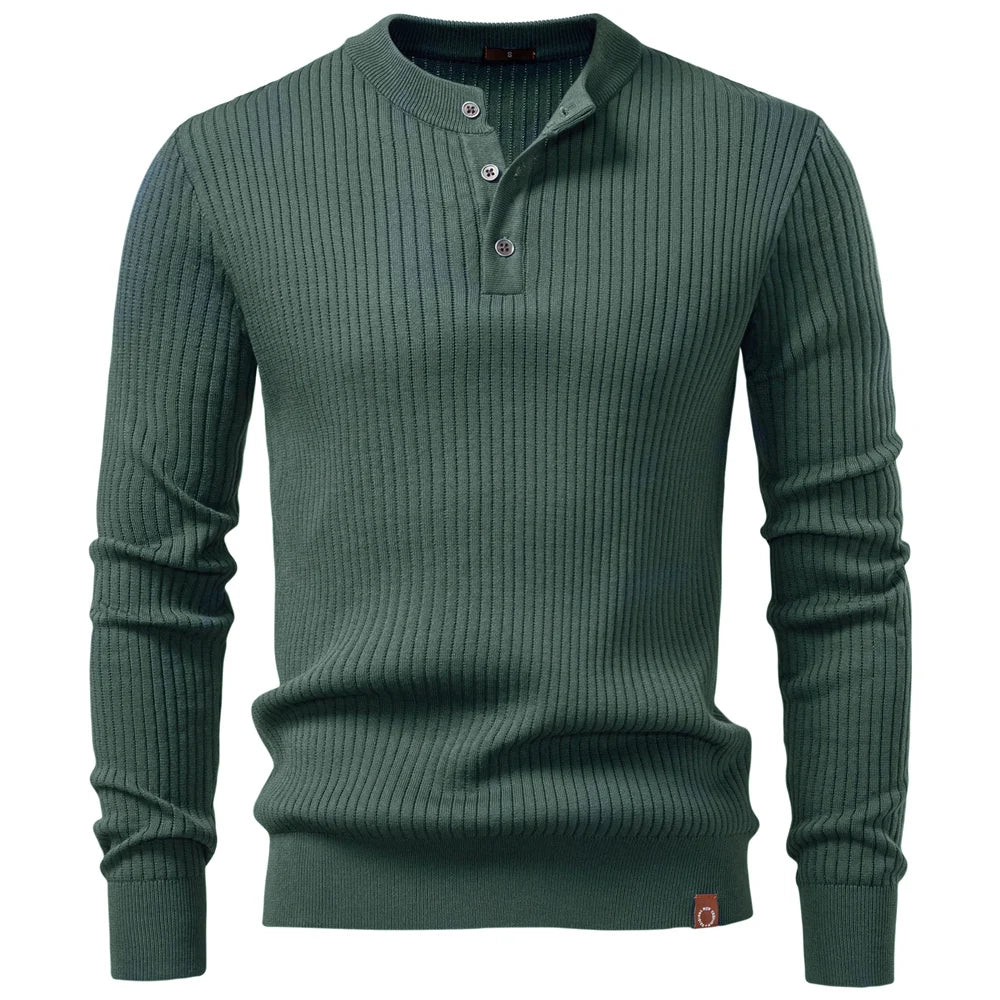 Theo Men's Ribbed Henley