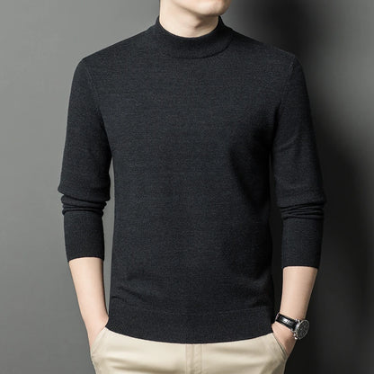 Monaco Men's Mock-Neck Knit Jumper